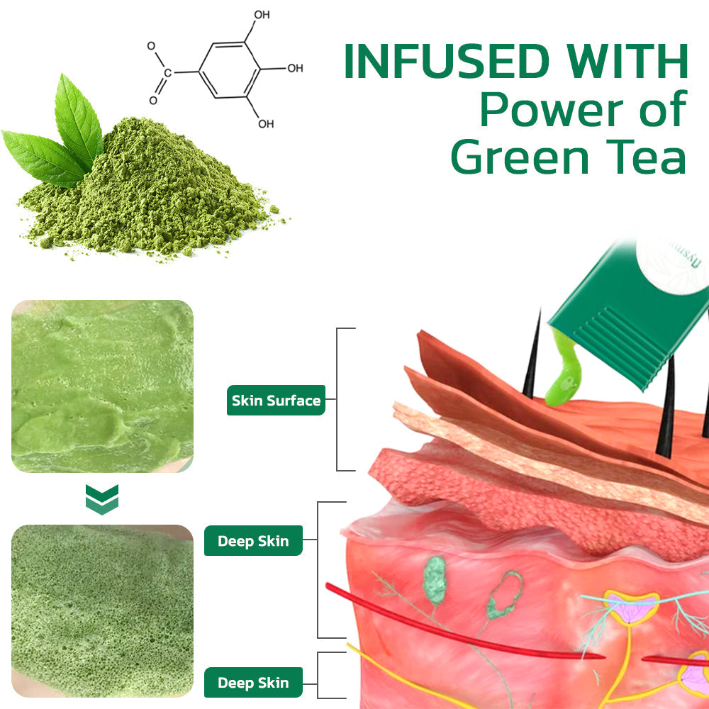 flysmus™ TRULYMI Green Tea Vitamin Detox Mask