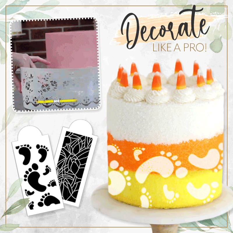 Cake Decorating Lace Stencils Set